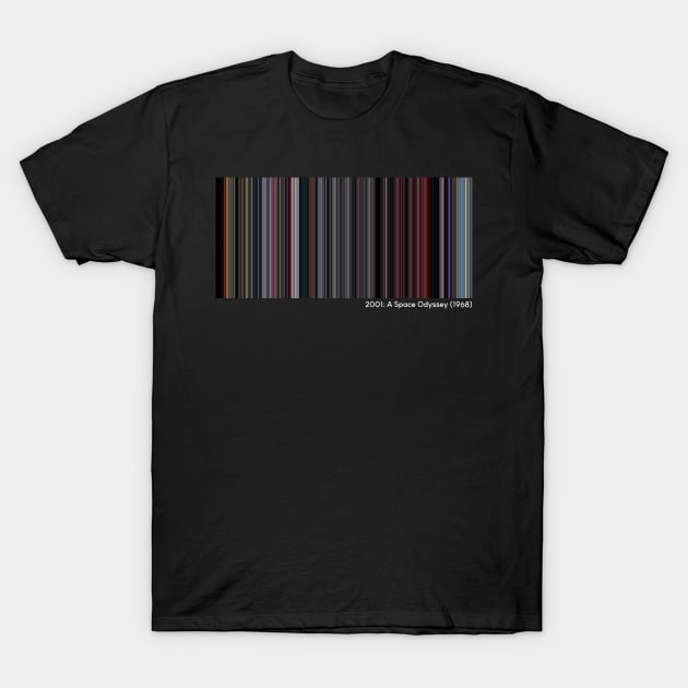 2001: A Space Odyssey (1968) - Every Frame of the Movie // Dark Variant T-Shirt by ColorofCinema
